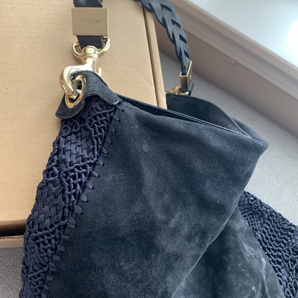 Jimmy choo fringe shoulder bag